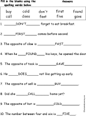 Spelling Words