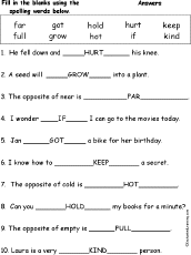 Spelling Words