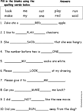 Spelling Words