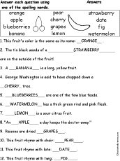 Spelling Words