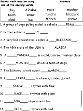 Spelling Words