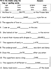 Spelling Words
