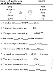 Spelling Words