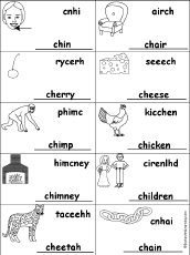 Unscramble Words