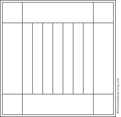 Coloring Pages Quilt. Amish Quilt: Bars