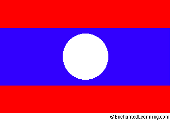 Laos' flag was adopted on