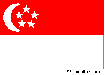 Singapore Flag Picture on Singaporean Flag