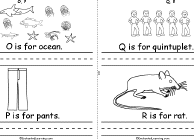 O, P - Q, R