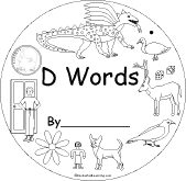 Letter D Alphabet Activities at EnchantedLearning.com