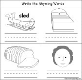 Sled, Bed, Bread, Head