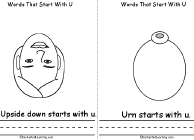 Upside down, Urn