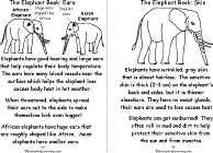Elephant Book, A Printable Book - EnchantedLearning.com