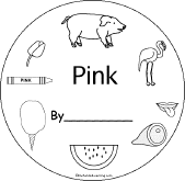 short book about the color pink to print for early readers the book ...