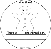 1 gingerbread man