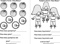 Pumpkins, Pies. Haystacks, Scarecrows