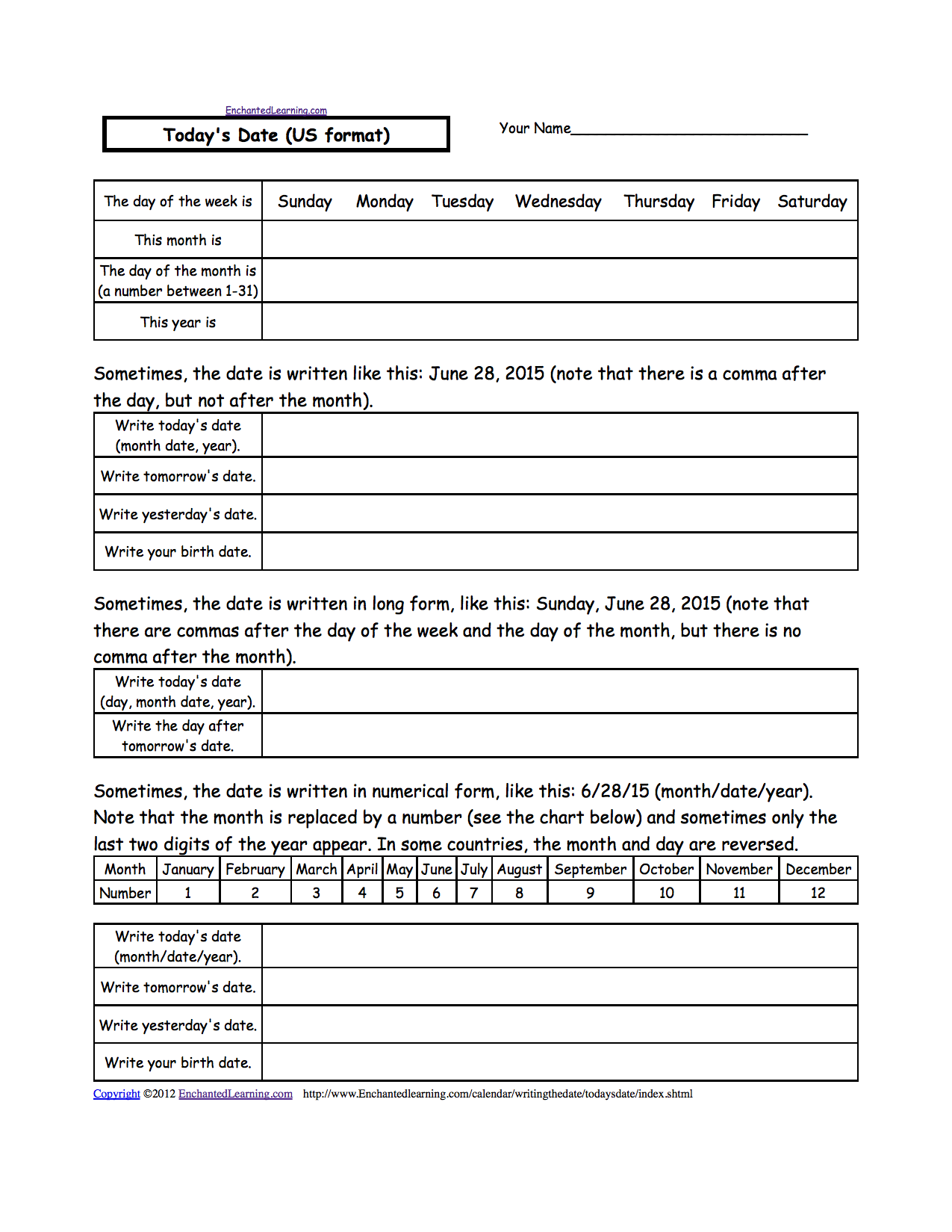 Are any daily life skills worksheets available online?
