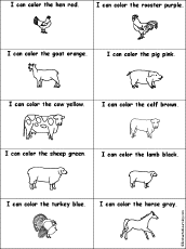 Farm Coloring Pages on Farm And Farm Animals Theme Page Click Here For