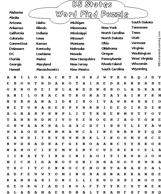 Finder Word Puzzles