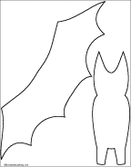 Bat clip template