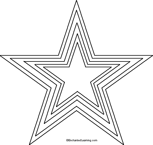 Where to Download Free Star Stencil Patterns, Star-Shaped Templates