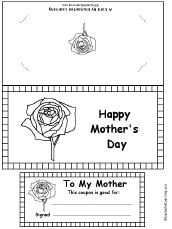 Mothers Day Cards Template