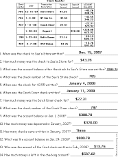 Check Register Quiz
