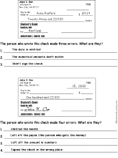 What's Wrong With the Checks?