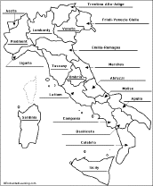 label worksheet answers  italy regions map italy the geography of printout of me label regions
