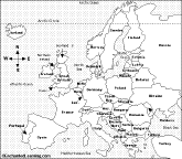 Map Of Europe Quiz