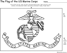 united states marine corp coloring pages - photo #8