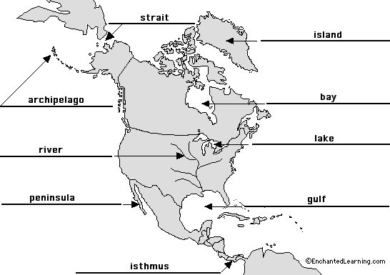 Label Landforms -answers