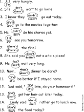 contractions