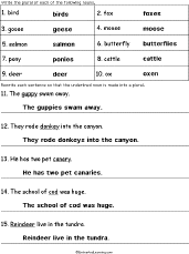 plurals