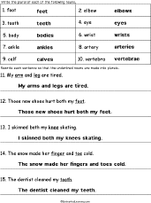 plurals