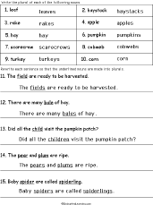 plurals