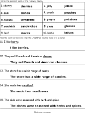 plurals