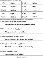 plurals