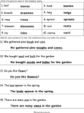 plurals