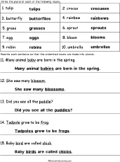 plurals