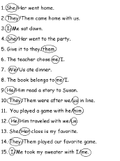 pronouns