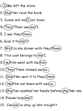 pronouns