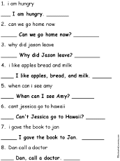 Capitalize and Punctuate