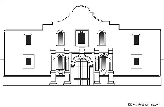california missions coloring pages for kids - photo #37