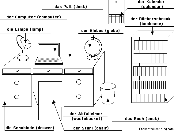 Label the study in German - answers