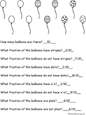 Fractions of Balloons