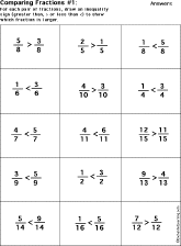 fractions worksheet thumbnail