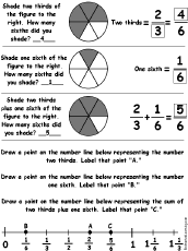 fractions worksheet thumbnail