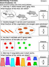 fractions worksheet thumbnail