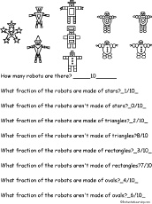 Fractions of Robots