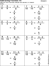 fractions worksheet thumbnail